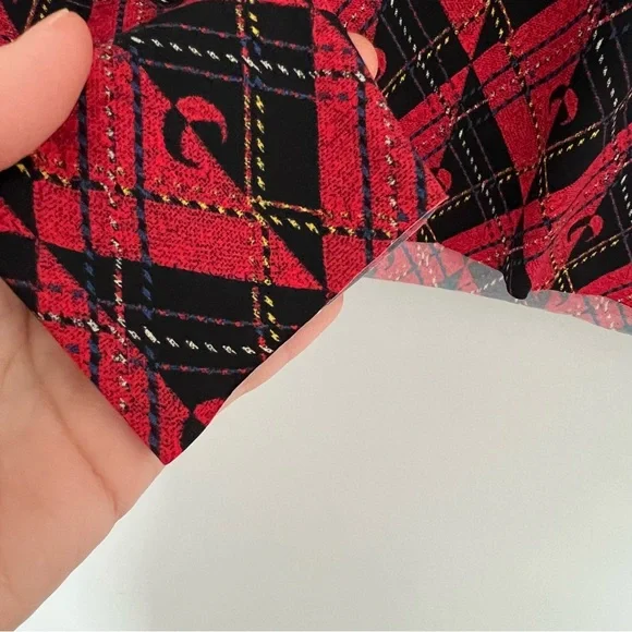 New Marine Serre white line diamant top